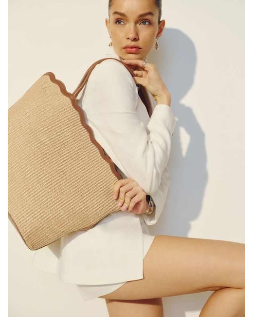 Reformation Natural Isabella Tote