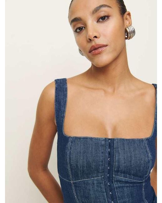 Reformation リフォーメーション タリアテッレ デニム トップス Tagliatelle Denim Top
