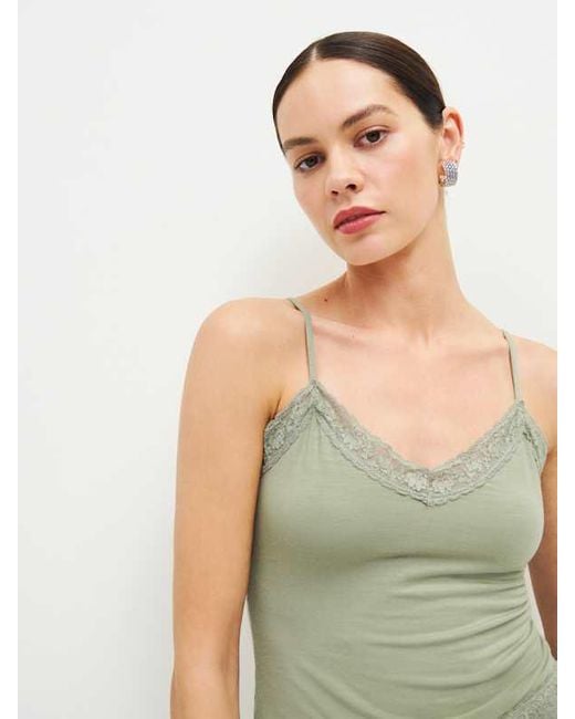 Reformation Blue Dalton Knit Tank