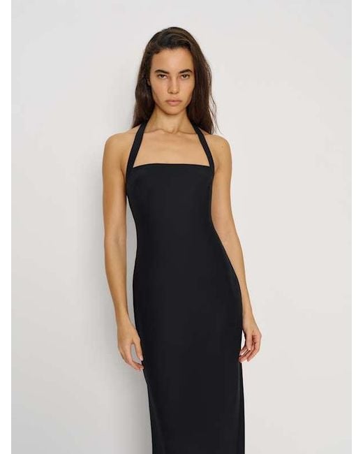 Reformation Blue Alli Silk Dress 0