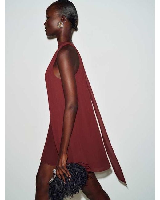 Reformation Red Meena Dress