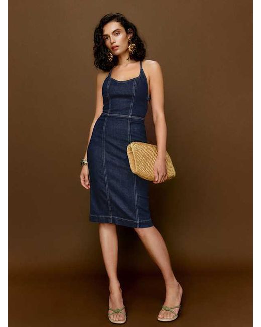 reformation novelle denim midi dress Reformation | Dresses | Reformation Novelle Denim Midi Dress