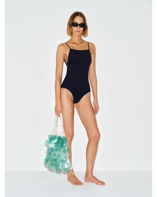 Reformation White Lira One Piece Swimsuit