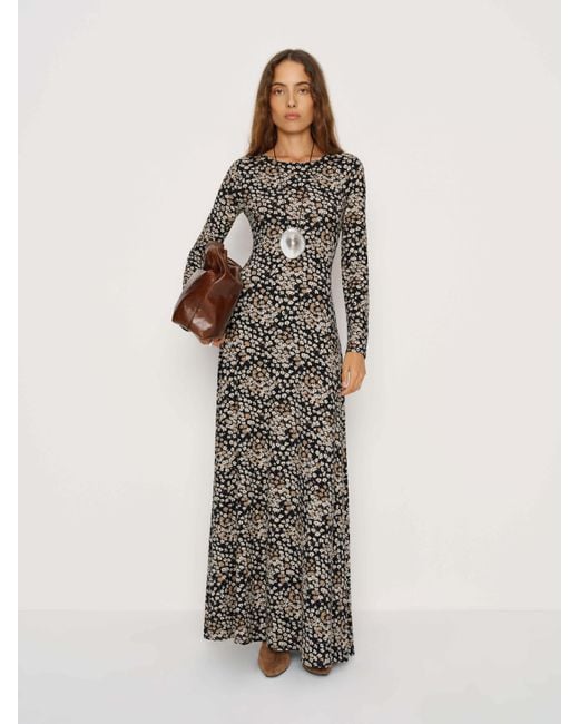 Reformation Black Kori Knit Dress