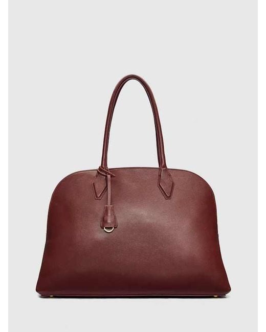 Reformation White Oversized Seraphina Tote