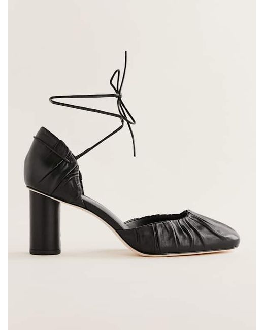 Reformation Natural Marilena Lace Up Pump