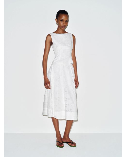 Reformation White Moya Two Piece 0