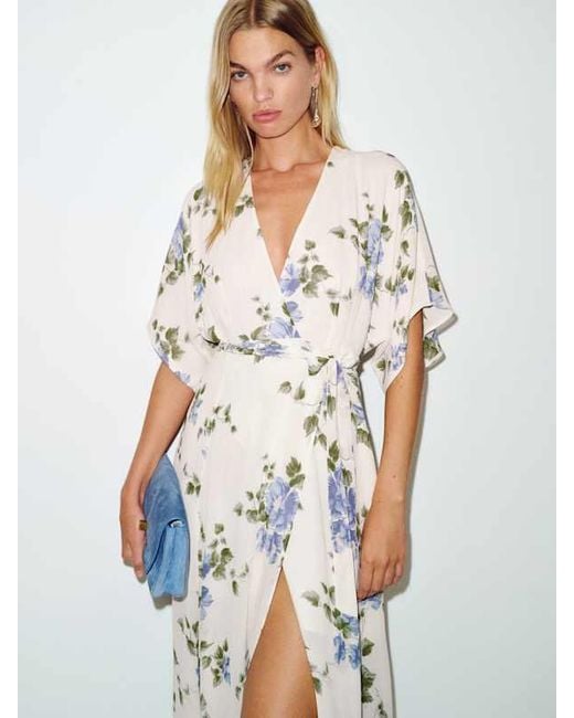 reformation winslow dress ivory Reformation Winslow ivory wrap dress new