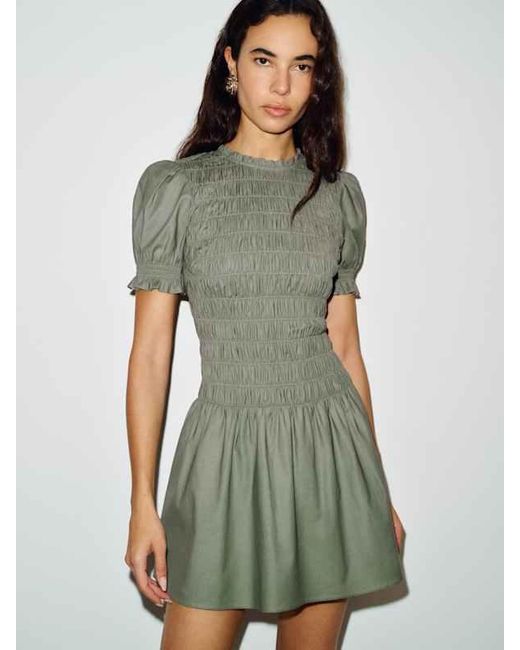 Reformation Green Leannah Dress Sage 0