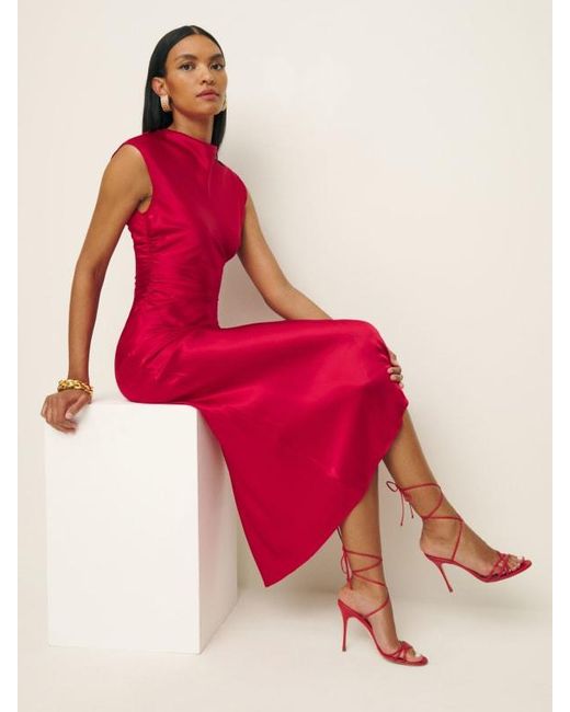 veida silk dress reformation Veida Silk Dress Reformation