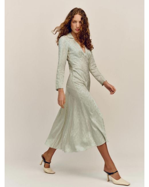 Reformation Natural Zarielle Dress Soft