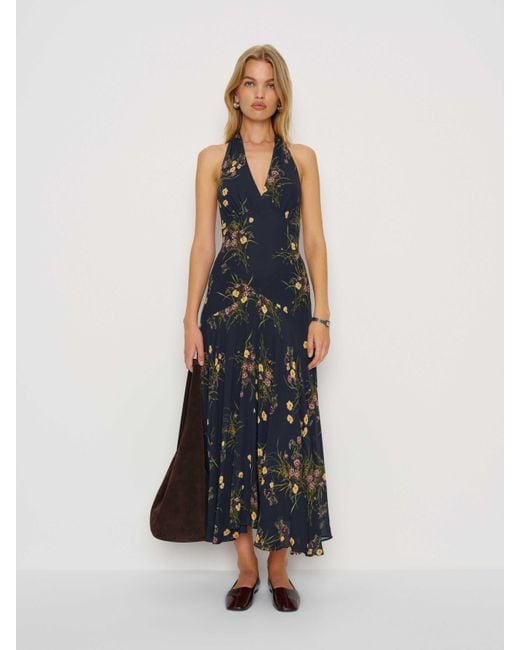 Reformation Blue Briony Dress 4