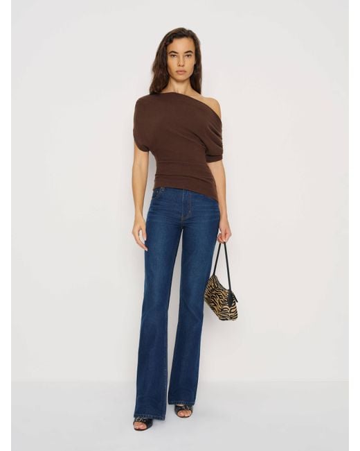 Reformation Blue Iris Knit Top