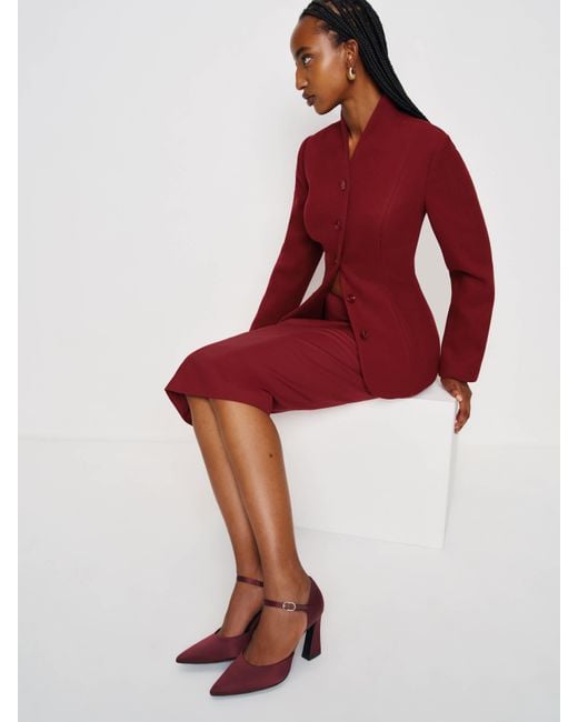 Reformation Red Ember Pump 6