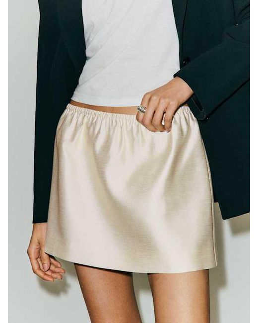 Reformation Black Elva Skirt