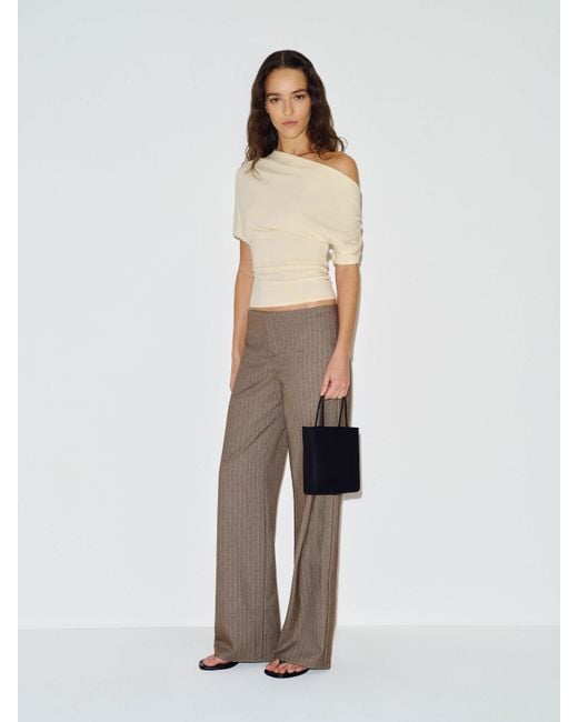 Reformation White Vida Low Rise Pant 6