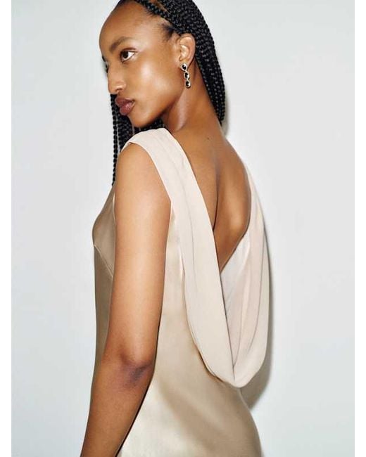 Reformation White Jonelle Silk Dress
