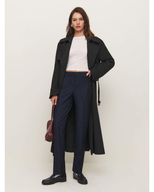 Reformation Blue Kelly Low Rise Pant 2