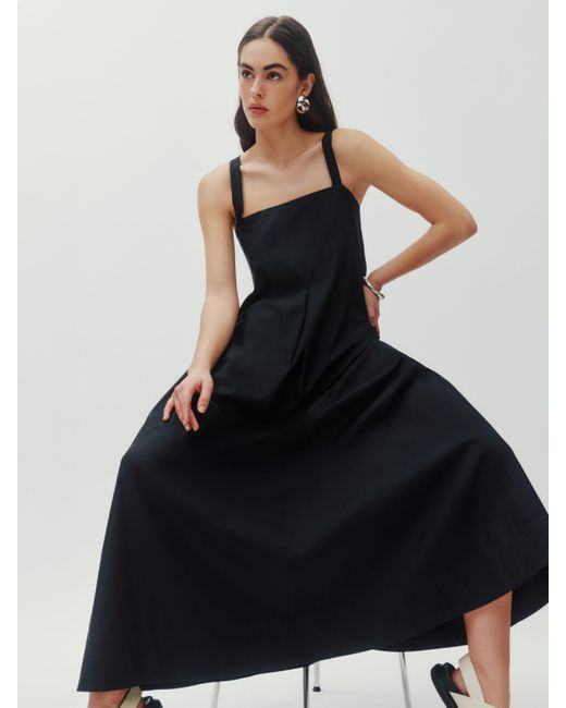Reformation Black Alivia Dress