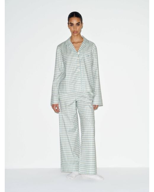Reformation White Coco Pajama Set