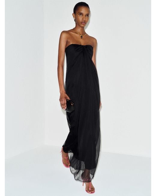 Reformation Black Marlen Dress 8