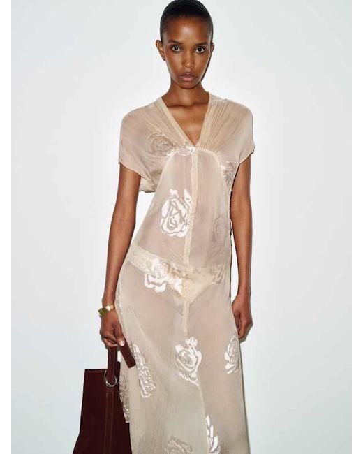 Reformation White Vintage Norah Dress Satin