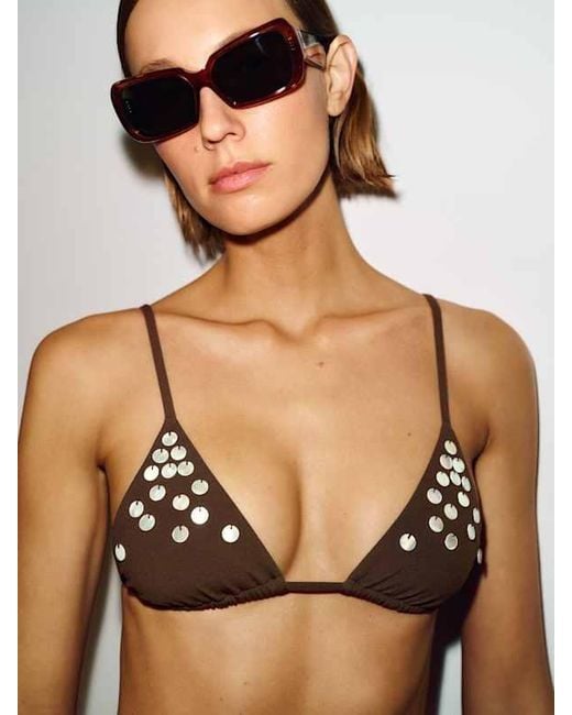 Reformation Natural Kaia Bikini Top