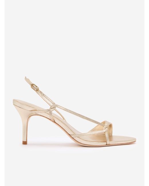 Reformation Natural Nino Slingback Heeled Sandal