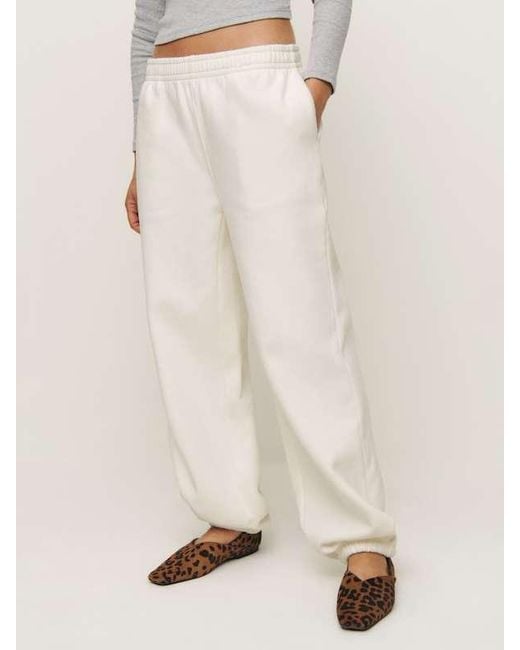 Reformation Natural Skye Boyfriend Sweatpant