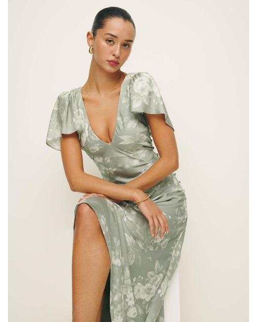 reformation vida satin dress Reformation Vida Satin Dress 2