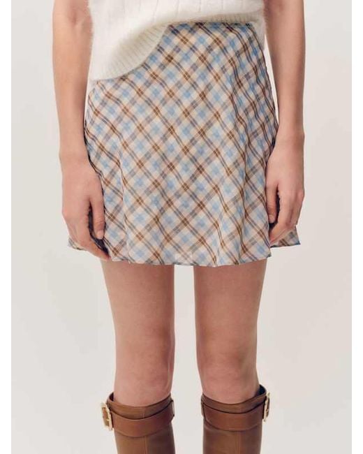 Reformation Natural Brandy Skirt Check