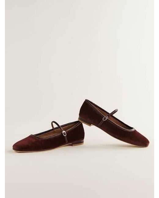 Reformation Brown Charlie Ballet Flat