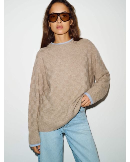 Reformation Natural Tess Cashmere Sweater