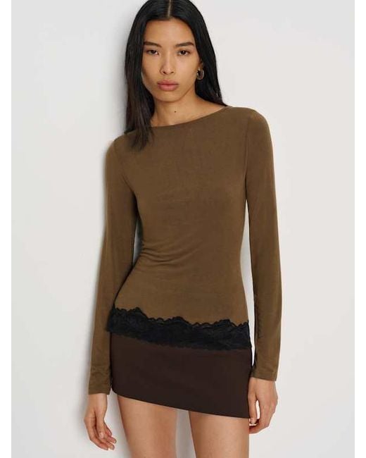 Reformation Natural Hunter Knit Top