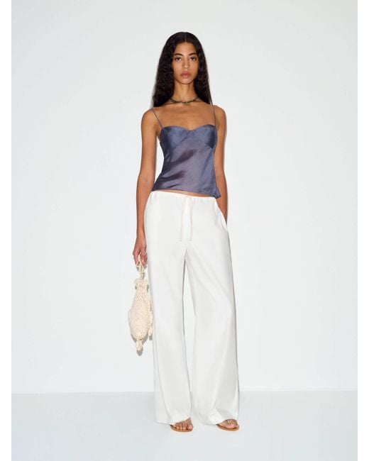 Reformation White Gina Pant