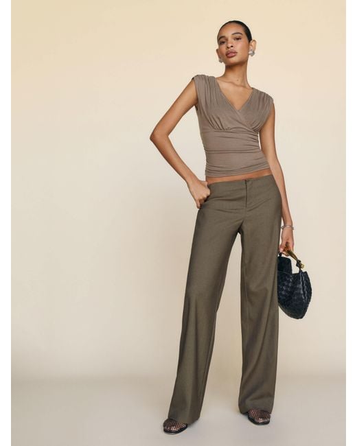 Reformation Multicolor Vida Low Rise Pant