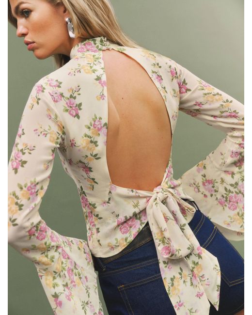 Reformation Natural Roxana Top 0