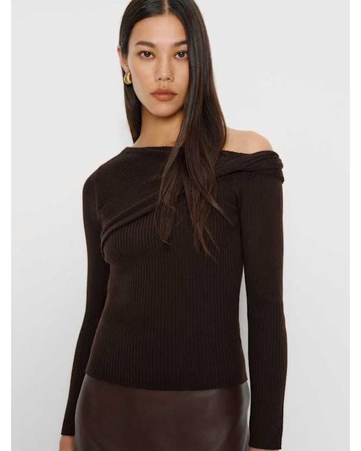 Reformation Natural Lilou Regenerative Merino Sweater