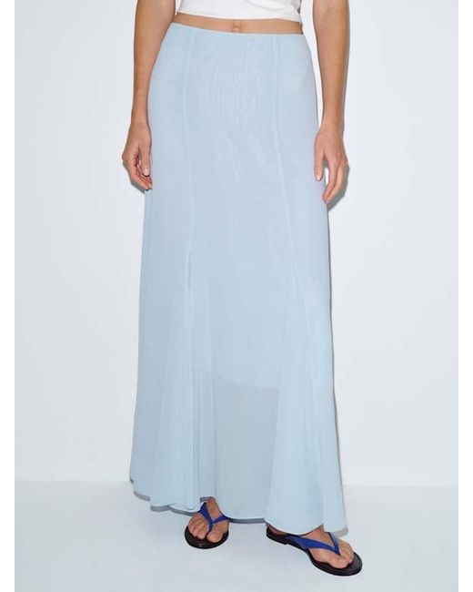 Reformation White Sally Skirt