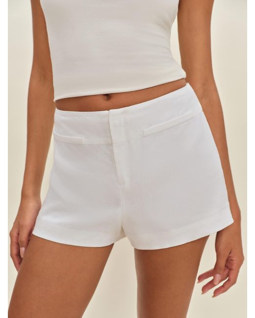 Reformation White Everett Short 10