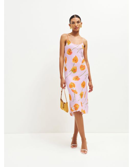 Reformation White Emerick Dress