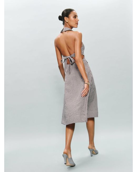 Reformation White Masha Dress/ Check 8