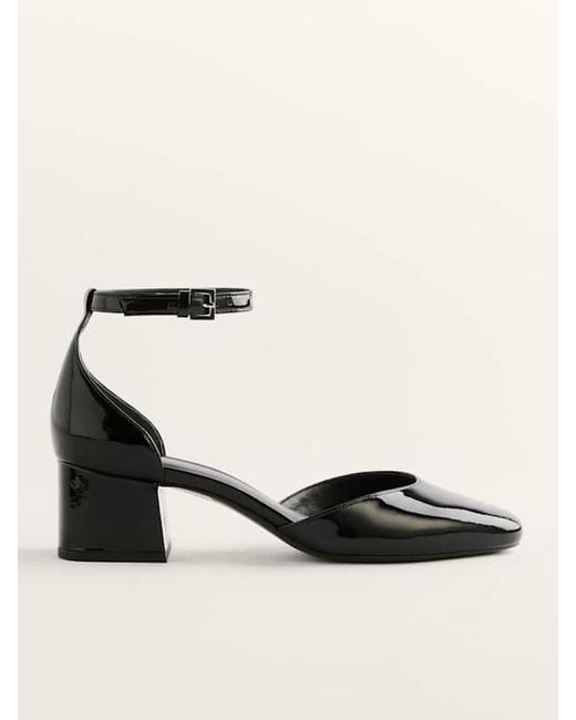 Reformation Blue Mallori Closed Toe Heel