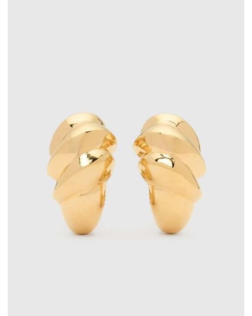 Reformation Brown Blanche Earrings