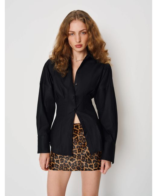Reformation Blue Vanta Shirt