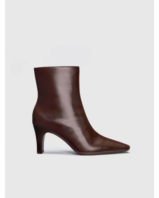 Reformation Brown Tatyana Ankle Boot