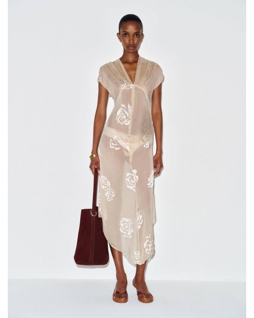 Reformation White Vintage Norah Dress Satin