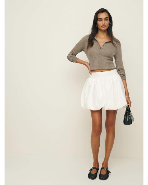 Reformation Natural Brynn Skirt 8