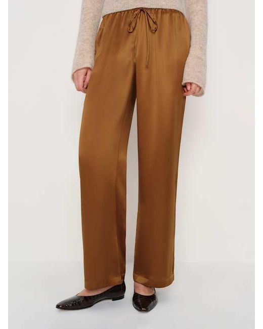 Reformation Natural Olina Silk Pant