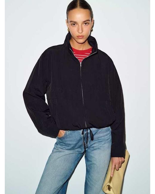 Reformation Blue Cruz Jacket